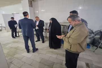 بازدید معاون فرهنگی دانشجویی از سلف سرویس سایت لاکان